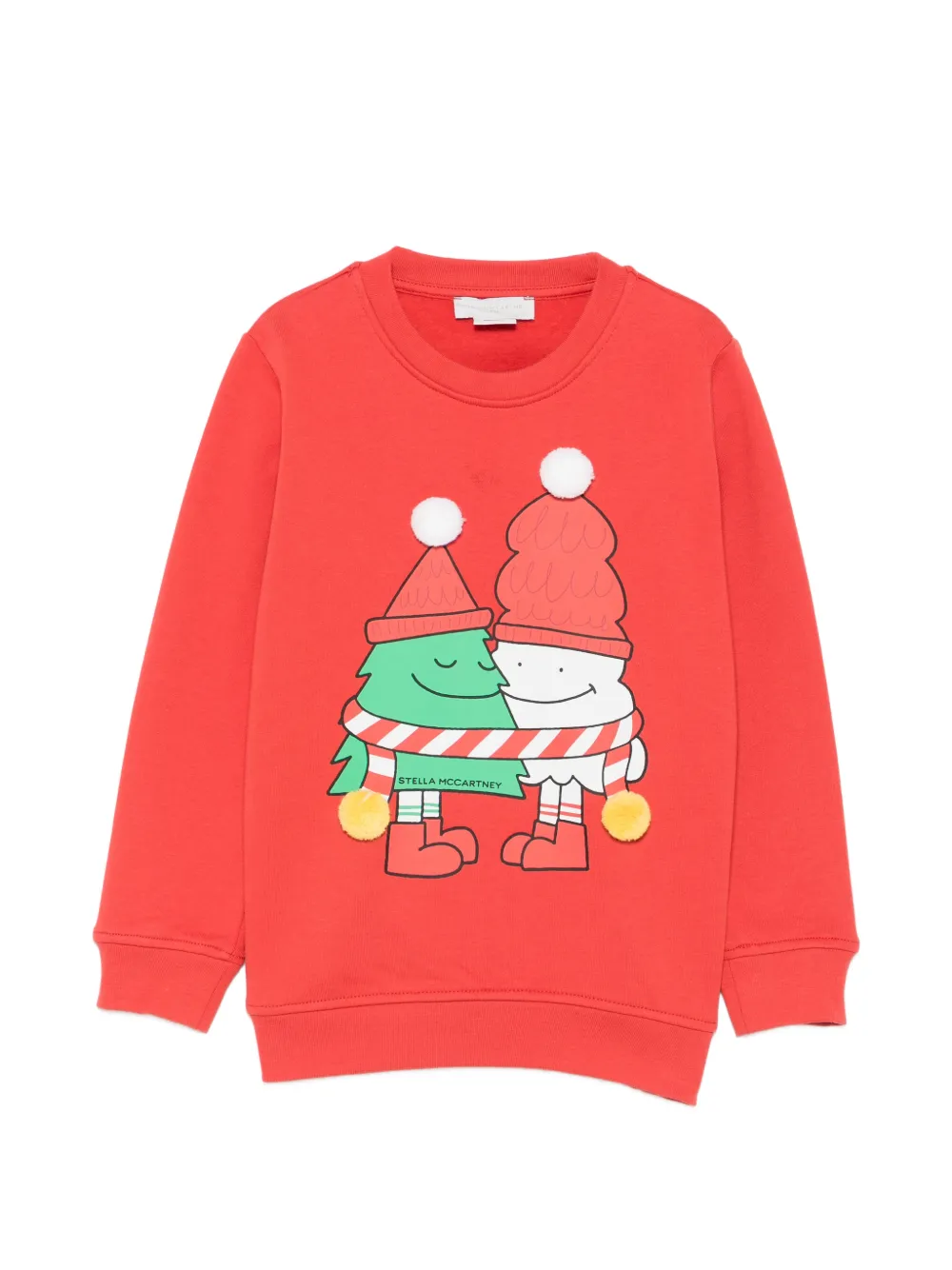 Stella McCartney Kids graphic-print sweatshirt - Rosso