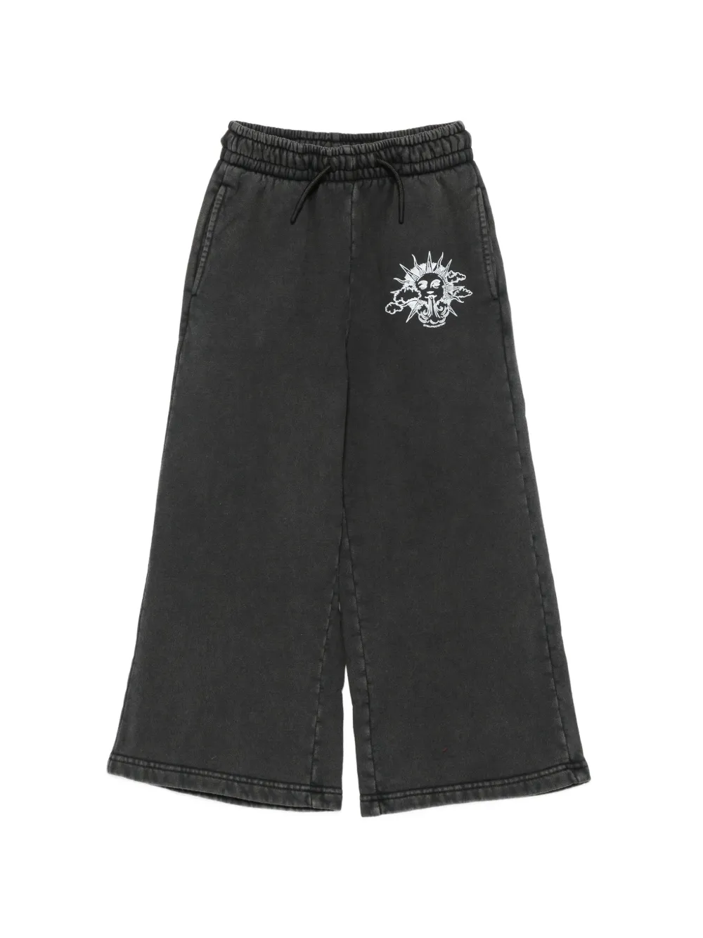 Stella McCartney Kids graphic-print track pants - Nero