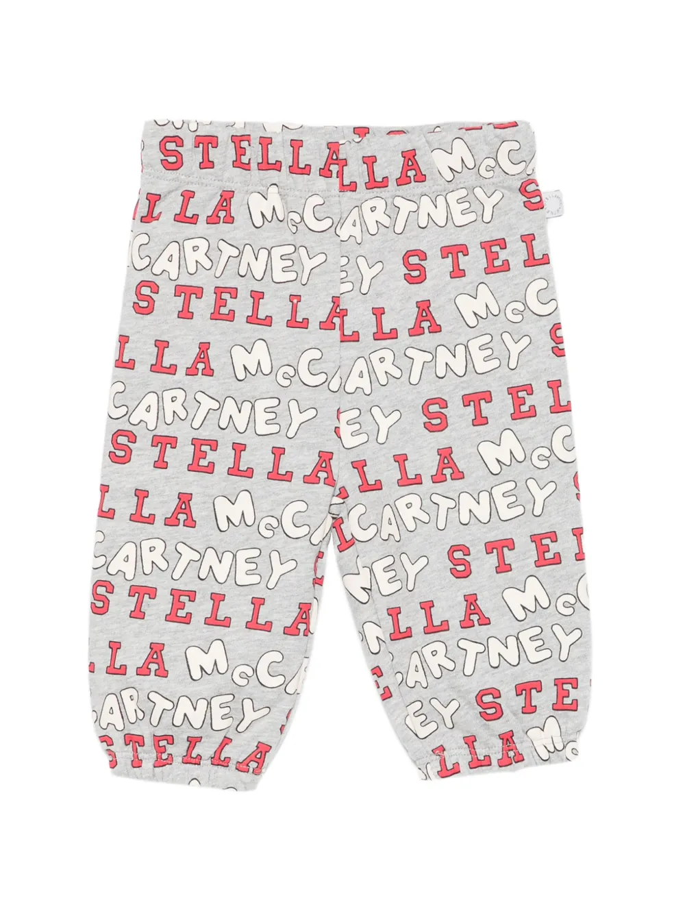 Stella McCartney Kids logo-print trousers - Grigio