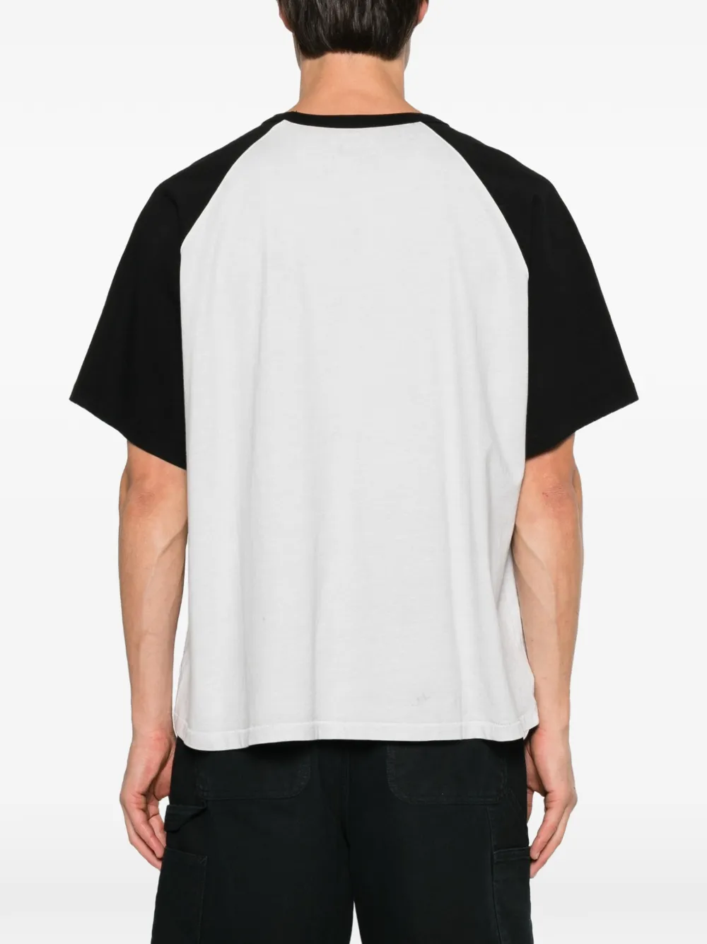 RHUDE 4x4 Spirit logo-print raglan-sleeve T-shirt Grijs