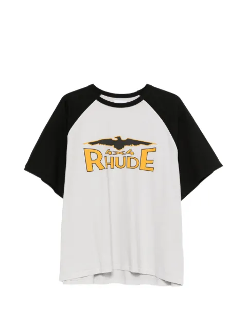 RHUDE 4x4 Spirit logo-print raglan-sleeve T-shirt
