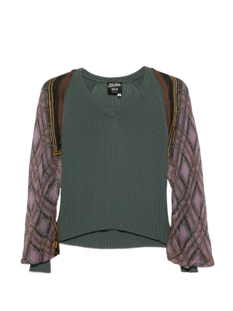 Jean Paul Gaultier Pre-Owned 1990s ribbed panelled sweater