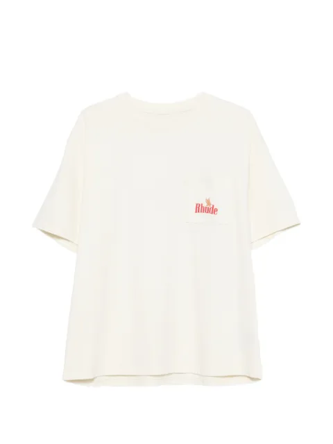 RHUDE American Spirit logo-print pocket T-shirt