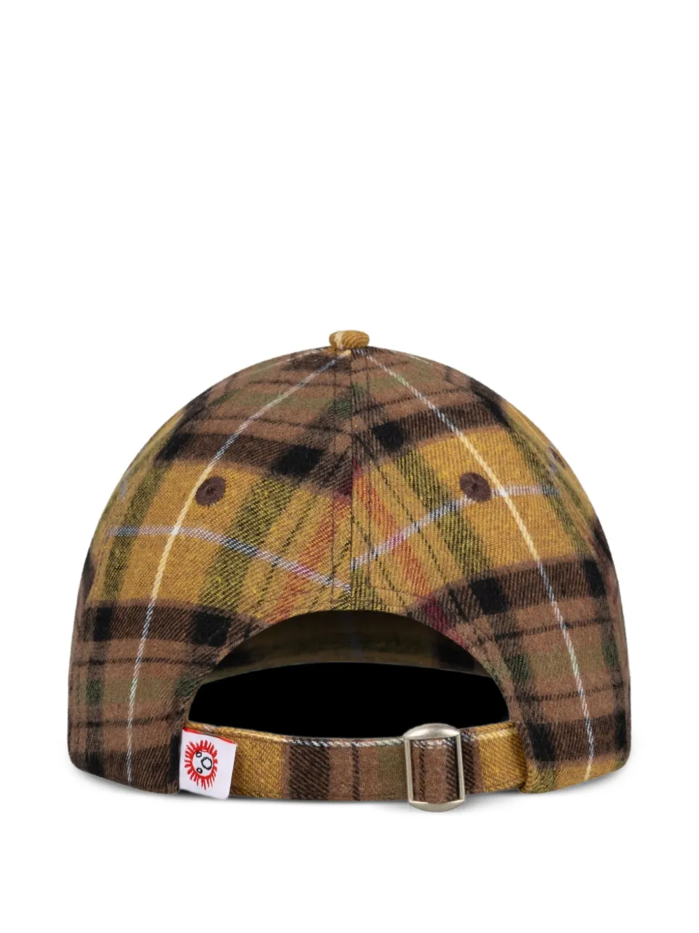 Charles Jeffrey Loverboy tartan logo cap Geel