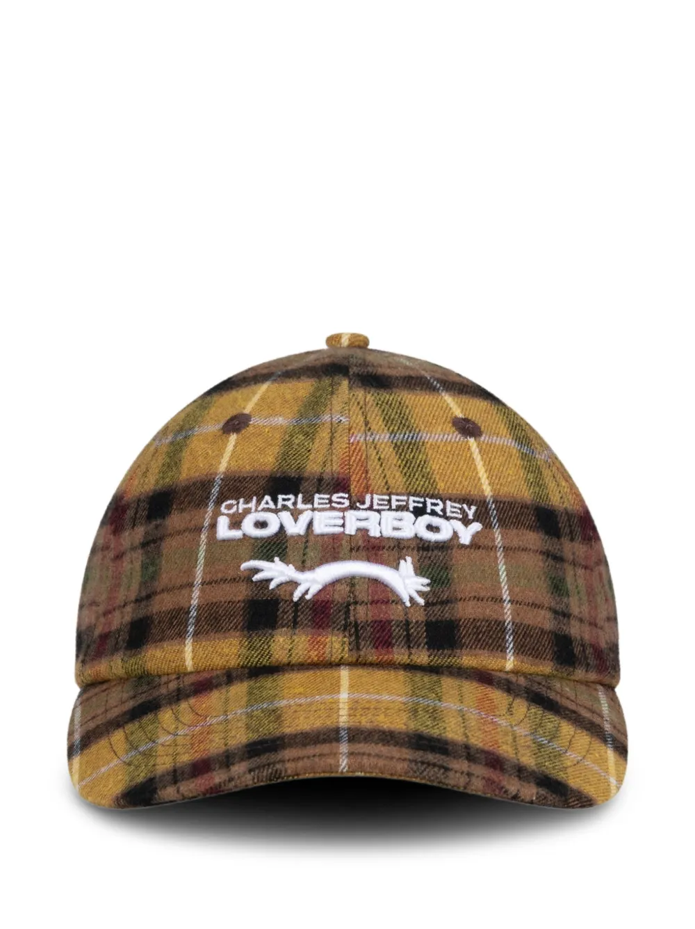 Charles Jeffrey Loverboy tartan logo cap