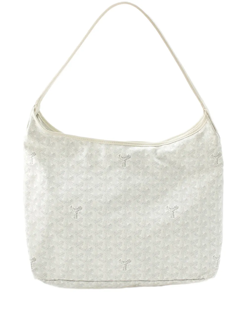 Goyard Pre-Owned 2010-2026 Goyardine Boheme Hobo shoulder bag - Bianco