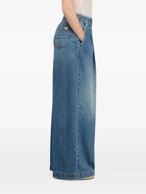 Semicouture Jimmy pleated-detail jeans