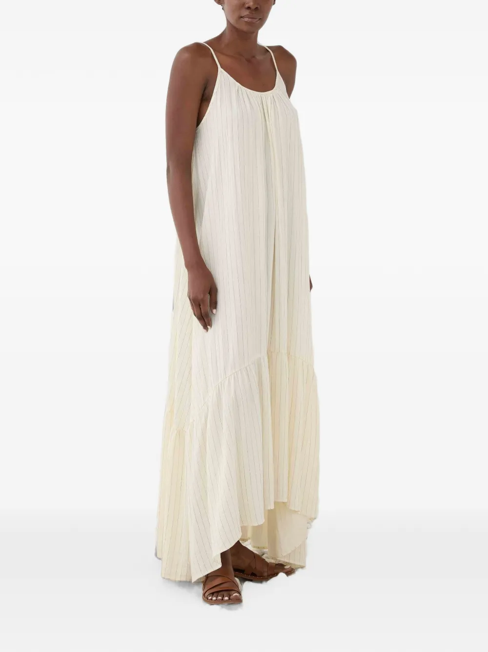 Eleh Gelaagde jurk Beige