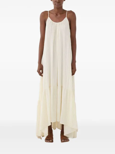 Eleh vestido con cinturón y estampado de rayas