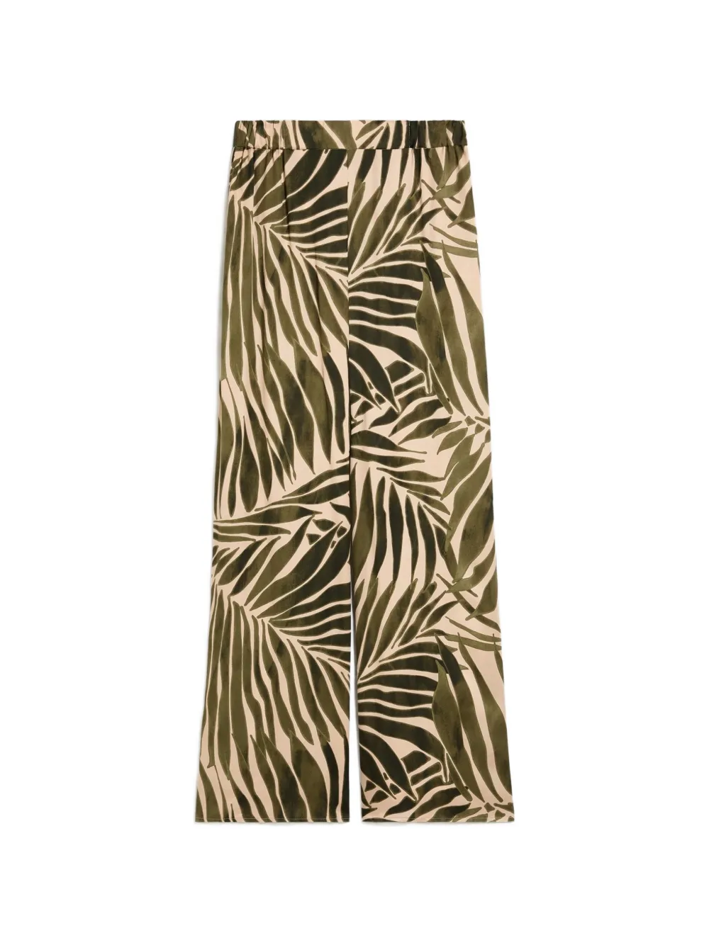 Pennyblack leaf-print wide-leg trousers - Toni neutri