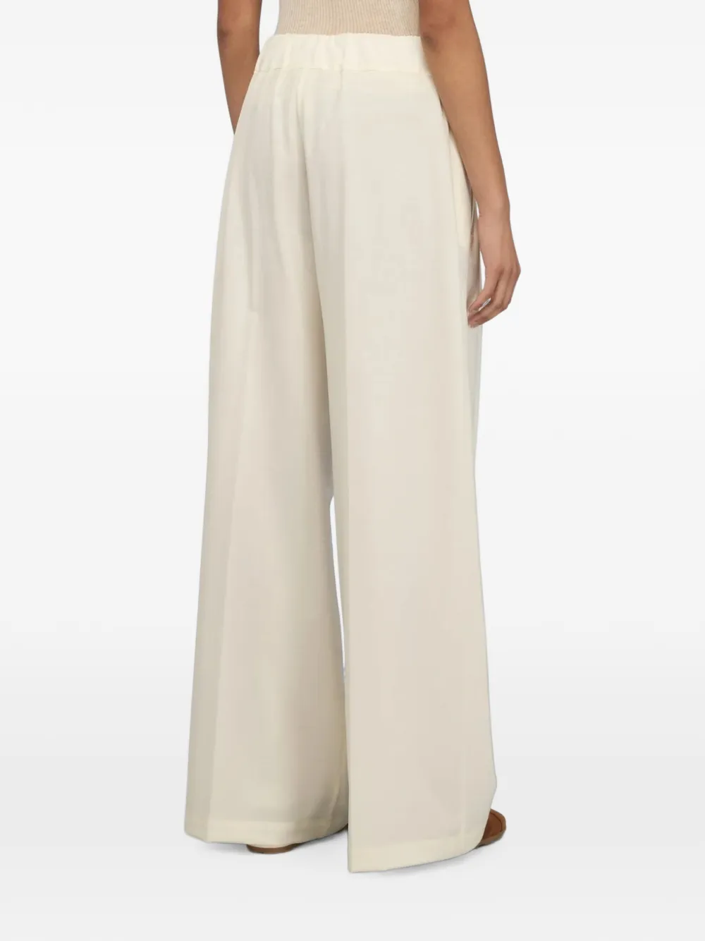 Semicouture Jhonny wide-leg trousers Beige
