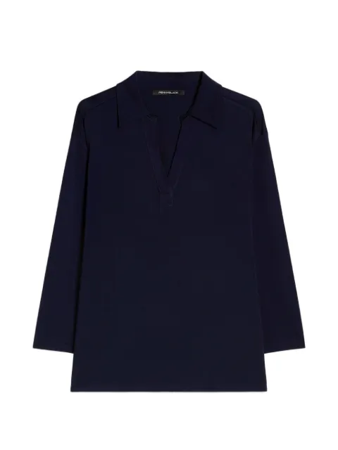 Pennyblack spread-collar V-neck blouse