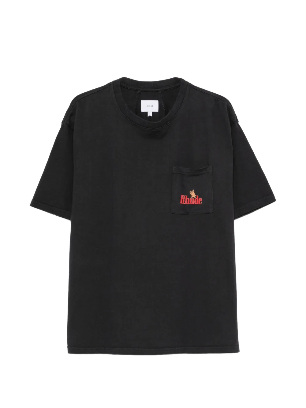 RHUDE American Spirit logo-print chest-pocket T-shirt