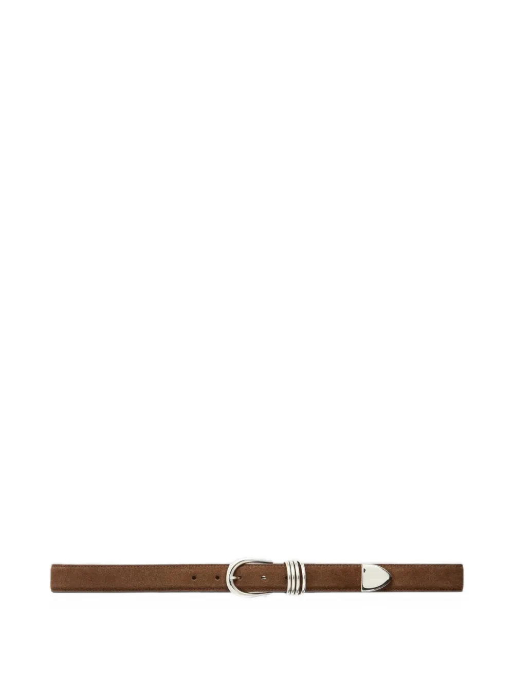 Semicouture Osoa buckle belt - Marrone