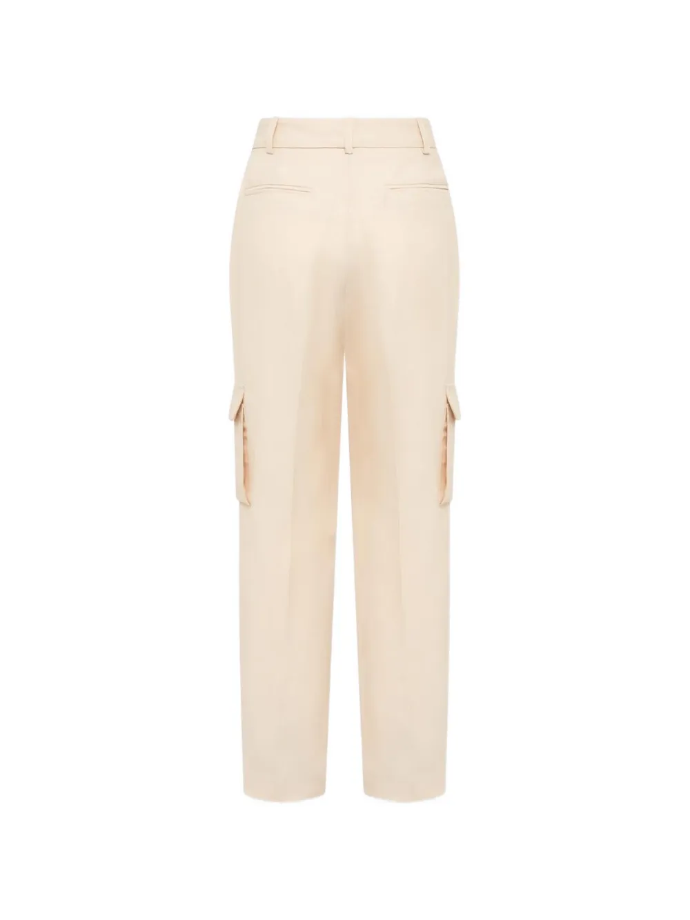 Blugirl Straight cargo broek Beige