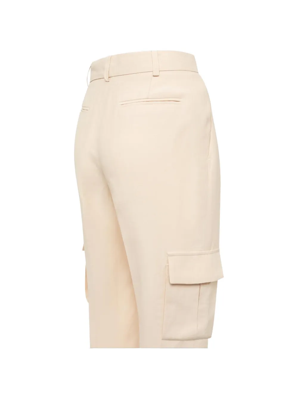 Blugirl Straight cargo broek Beige