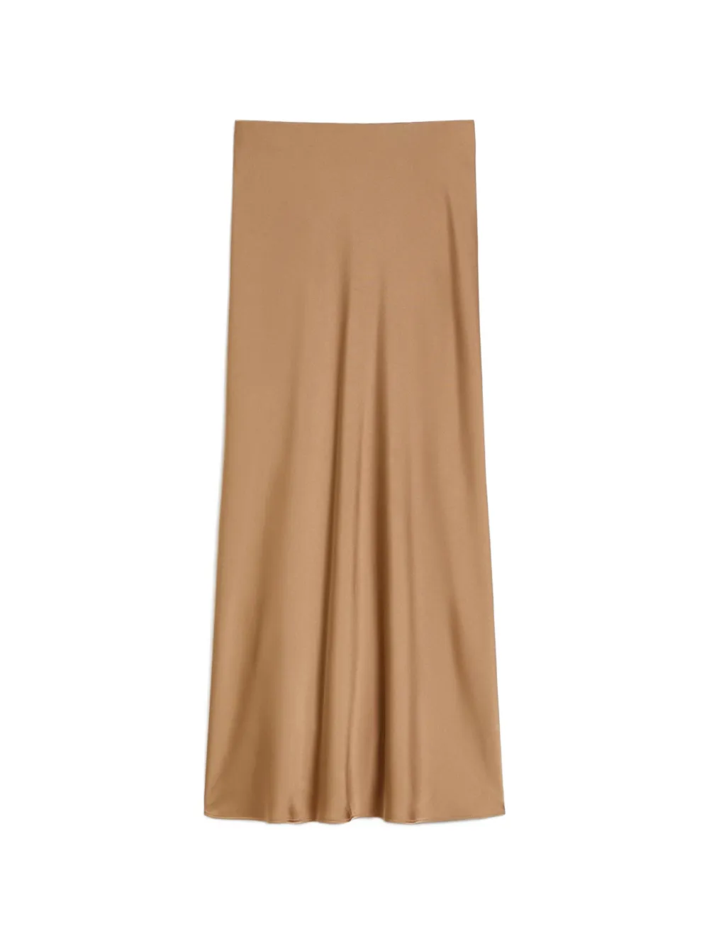 Pennyblack Filovia satin-finish high-waisted skirt - Marrone