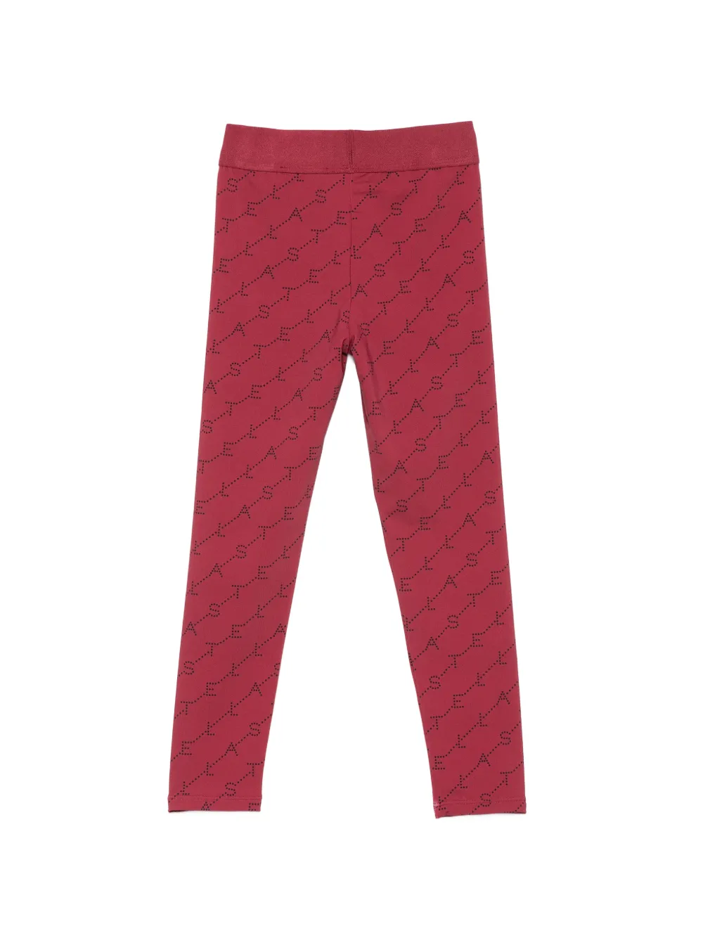 Stella McCartney Kids Legging met logoprint Rood