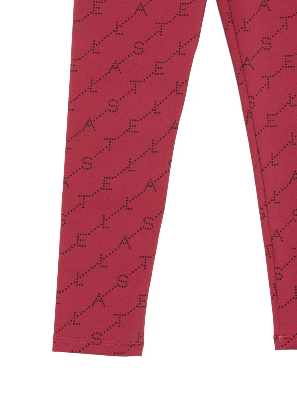 Stella McCartney Kids Legging met logoprint Rood
