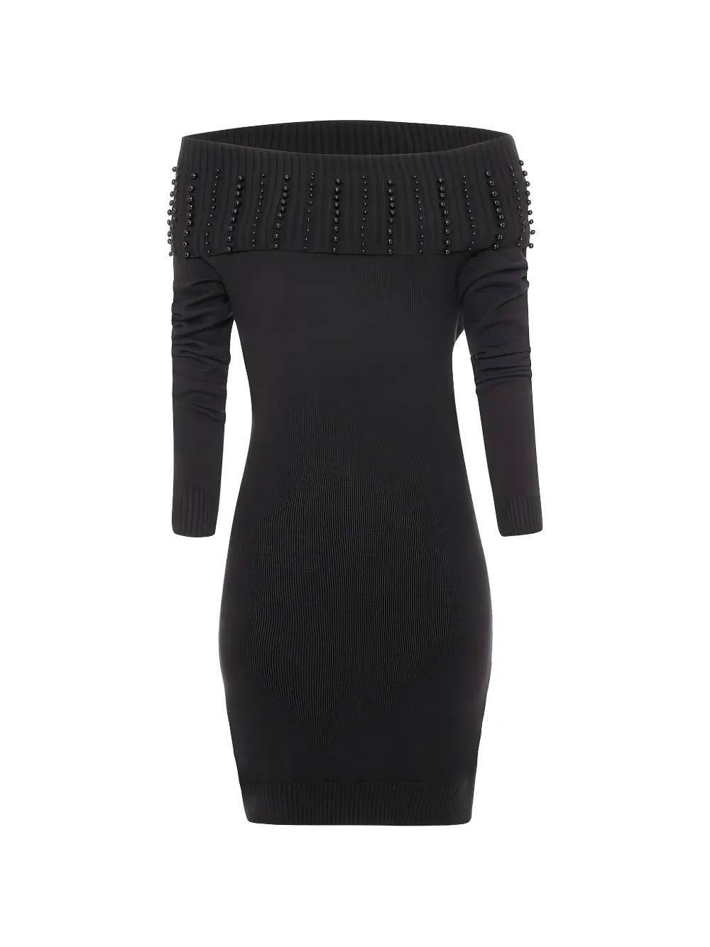 FRACOMINA embellished off-the-shoulder mini dress