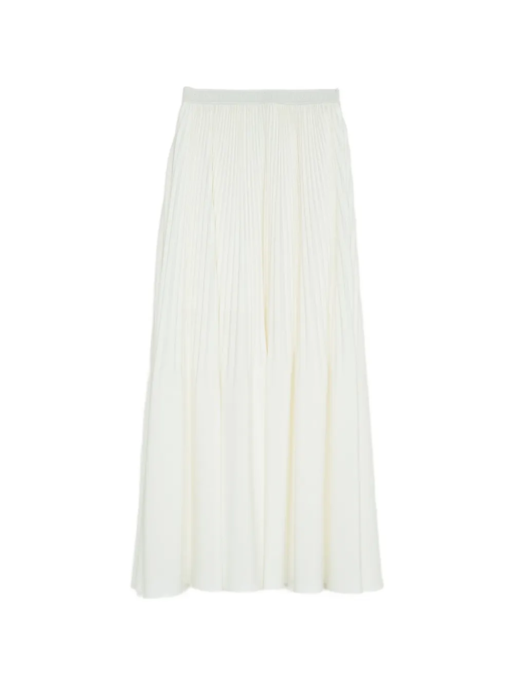 TWINSET pleated crêpe de Chine long skirt - Toni neutri
