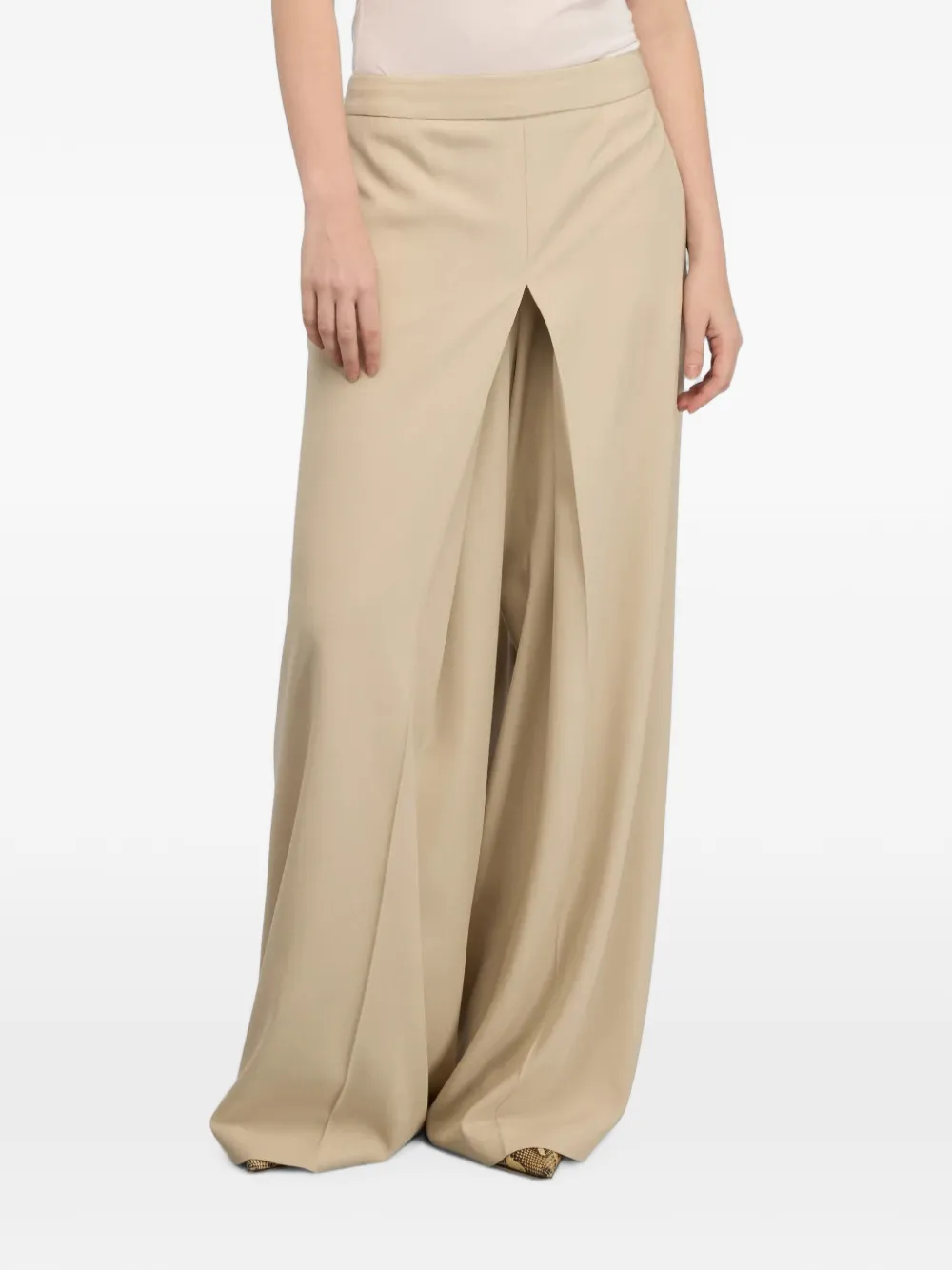 Semicouture Gala pleated palazzo pants