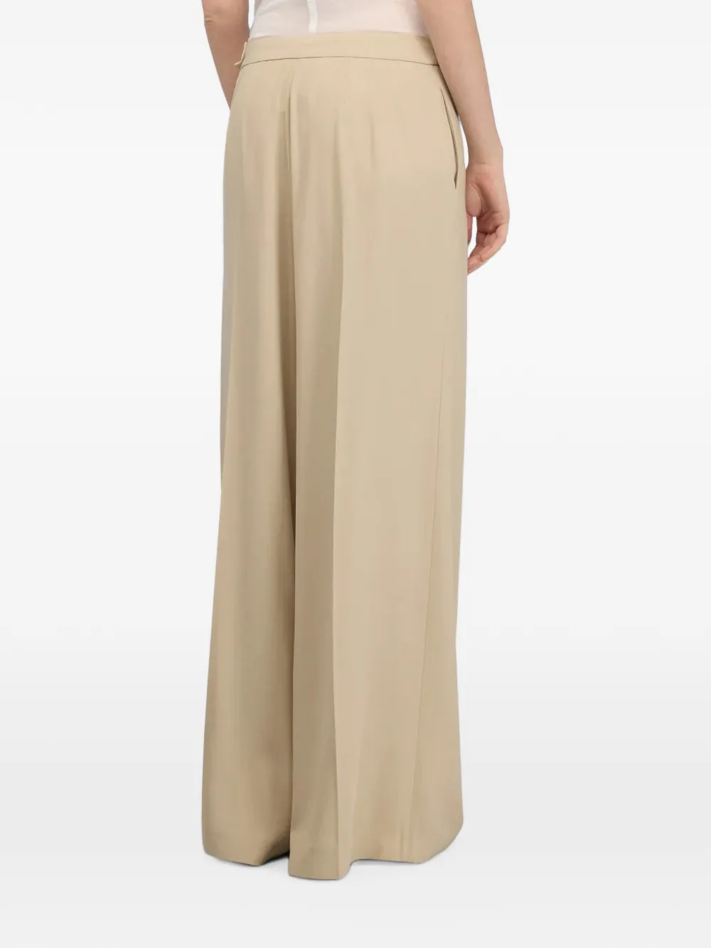 Semicouture Gala palazzo plooibroek Beige