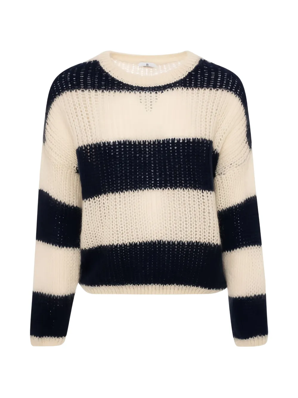 FRACOMINA striped open-knit sweater