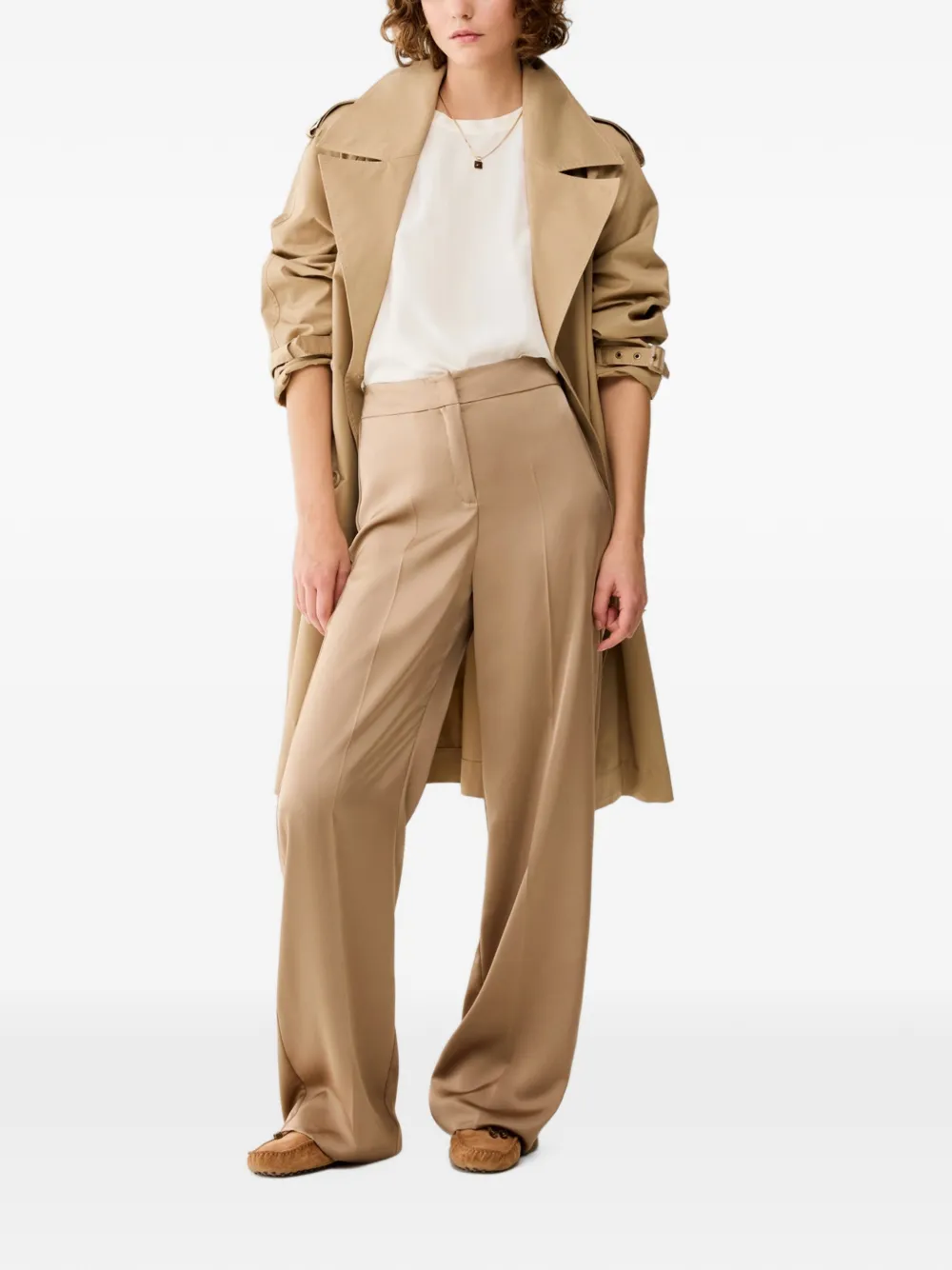 Pennyblack Geplooide broek Beige
