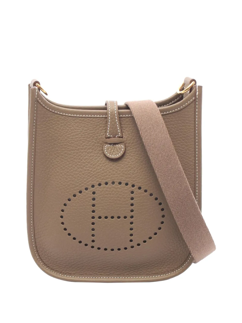 Hermès Pre-Owned 2026 Clemence Evelyne I TPM crossbody bag - Marrone