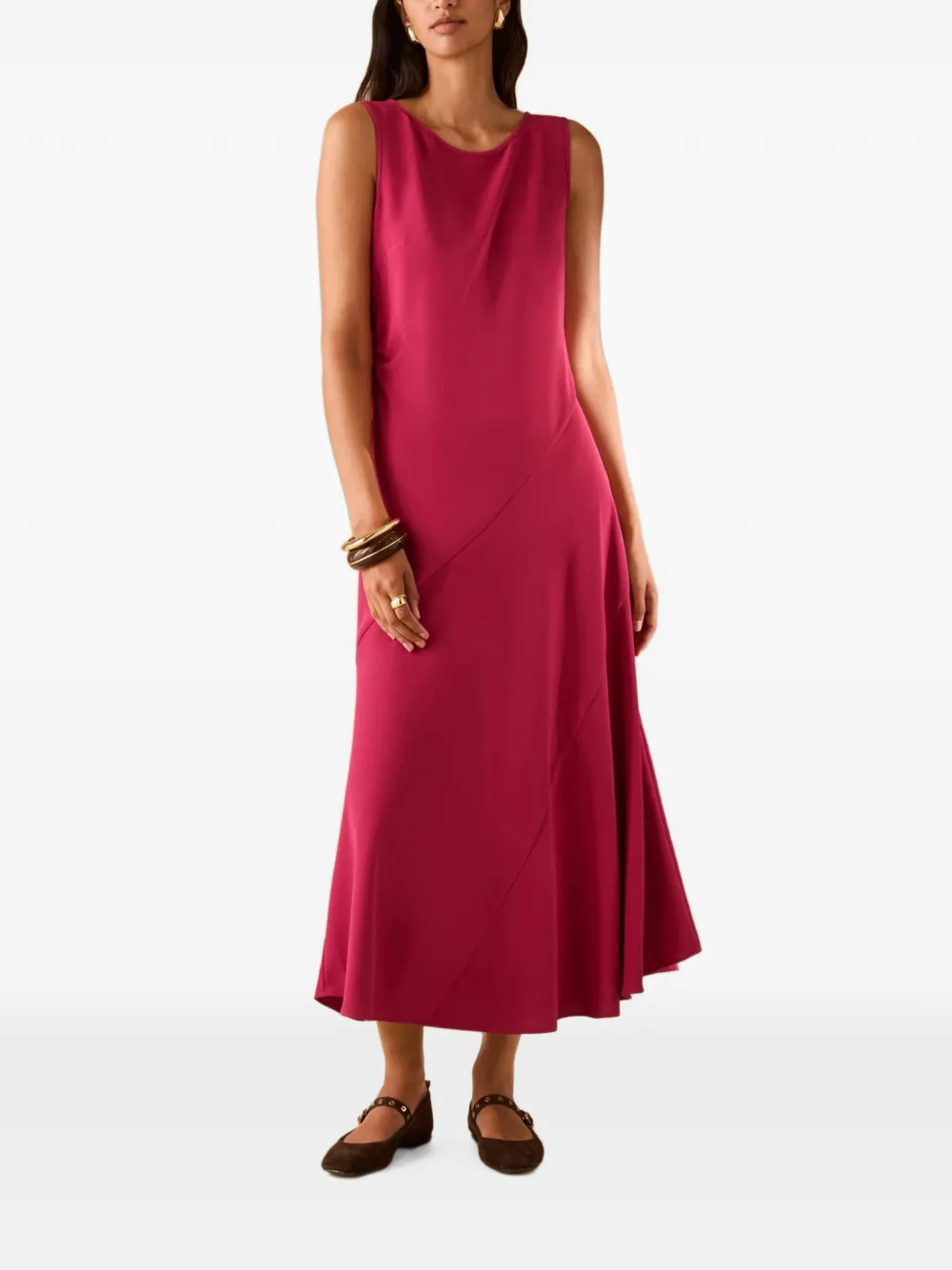 Pennyblack Maxi-jurk met ruches Roze