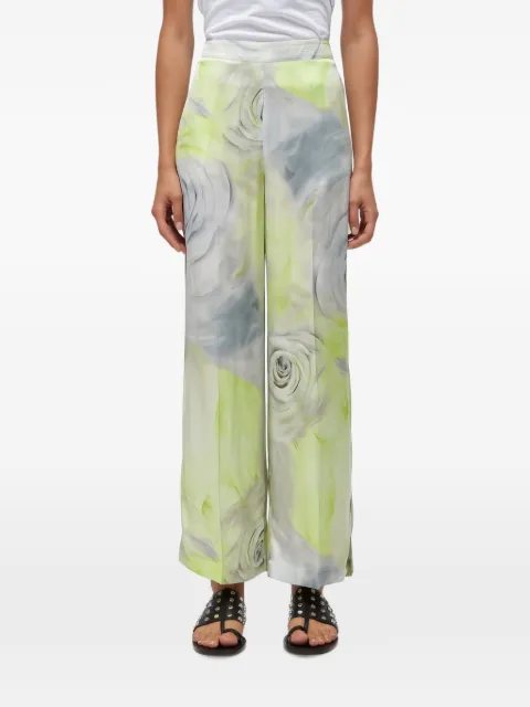 Blugirl floral-print wide-leg trousers