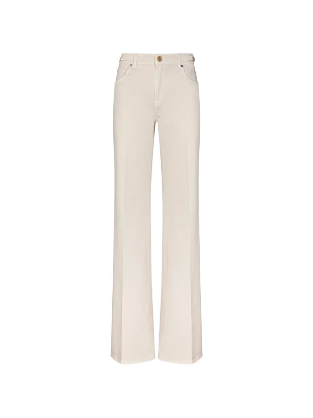 Gaëlle Paris zip-fastening flared jeans - Bianco