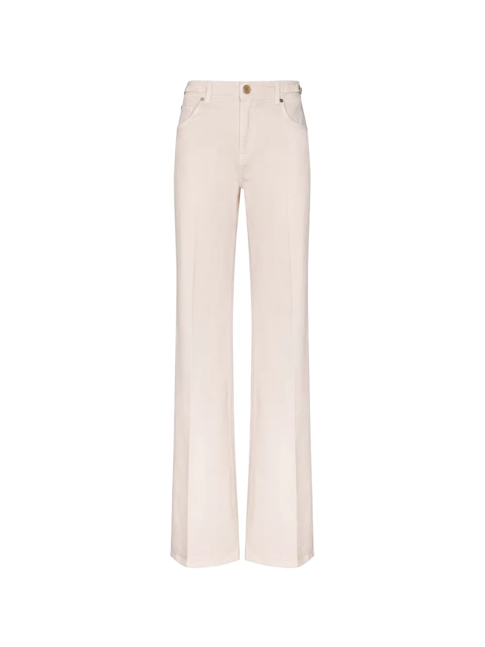 Gaëlle Paris zip-fastening flared jeans - Bianco