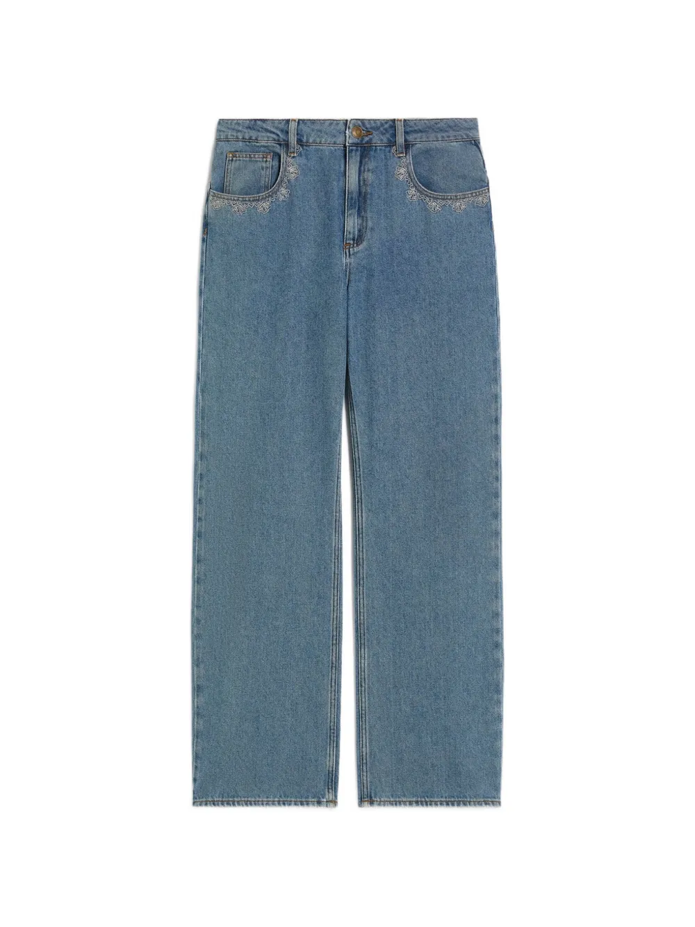 Pennyblack Slalom embroidered jeans - Blu
