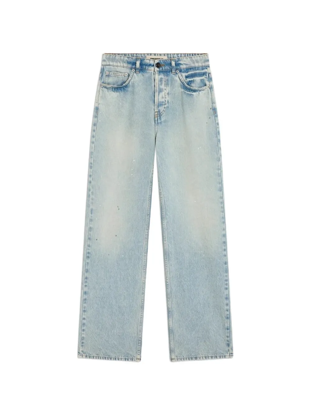 Semicouture Delma paint-splatter jeans - Blu