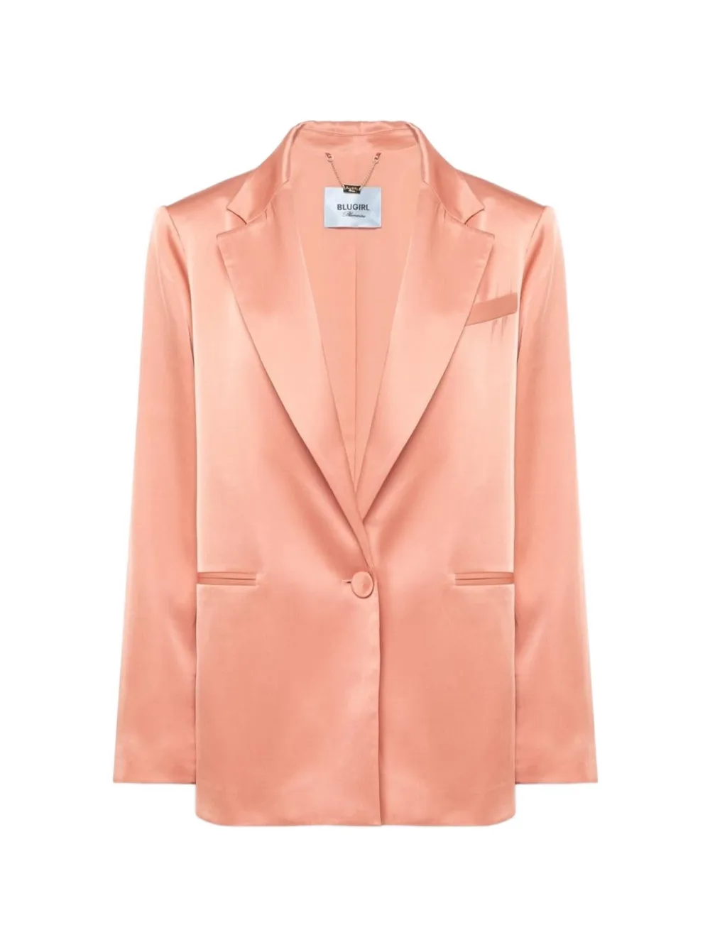 Blugirl satin single-breasted blazer