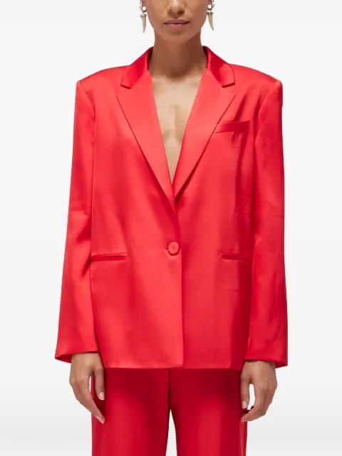 Blugirl satin-finish single-breasted blazer