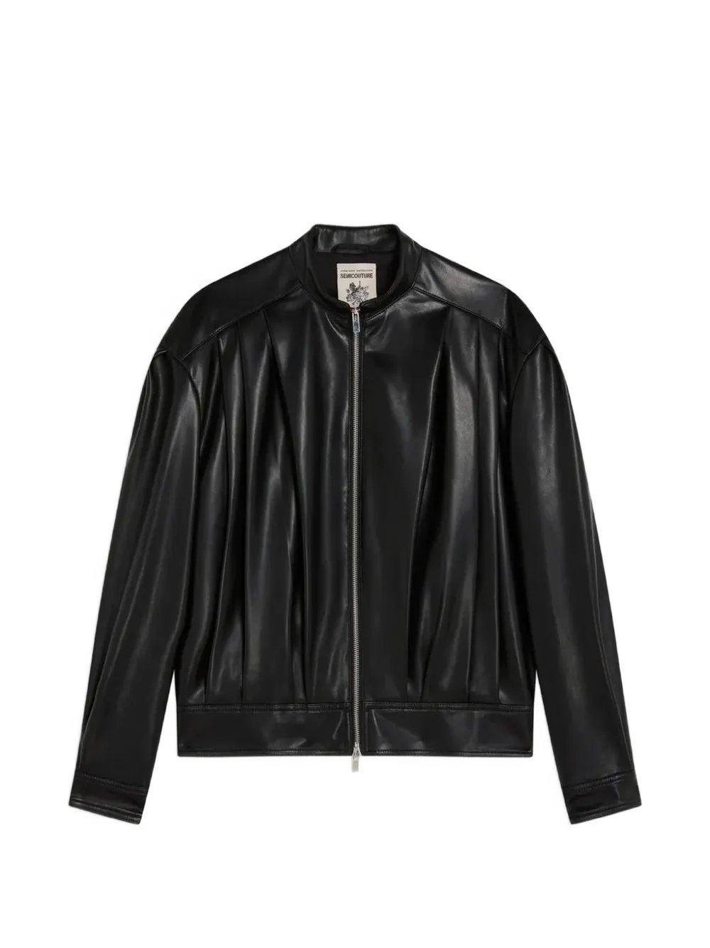 Semicouture Naia pleated bomber jacket