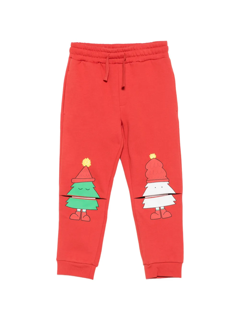 Stella McCartney Kids graphic-print tracksuit bottoms - Rosso