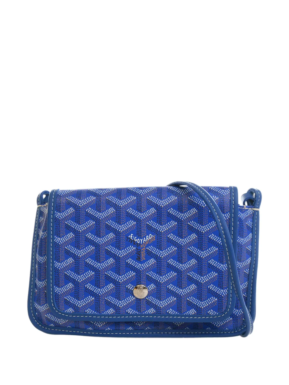 Goyard Pre-Owned 2018-2026 Goyardine Plumet Pocket Wallet crossbody bag - Blu