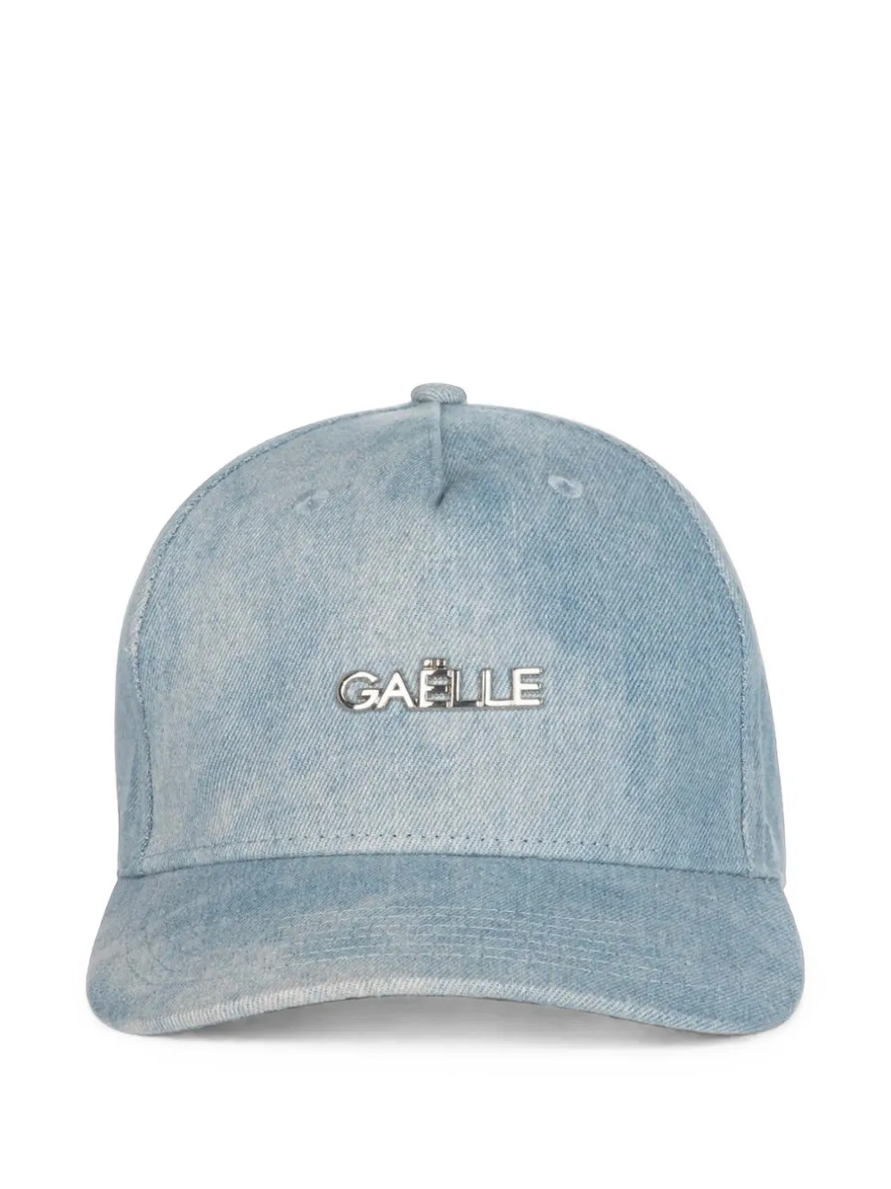 Gaëlle Paris logo-plaque denim hat