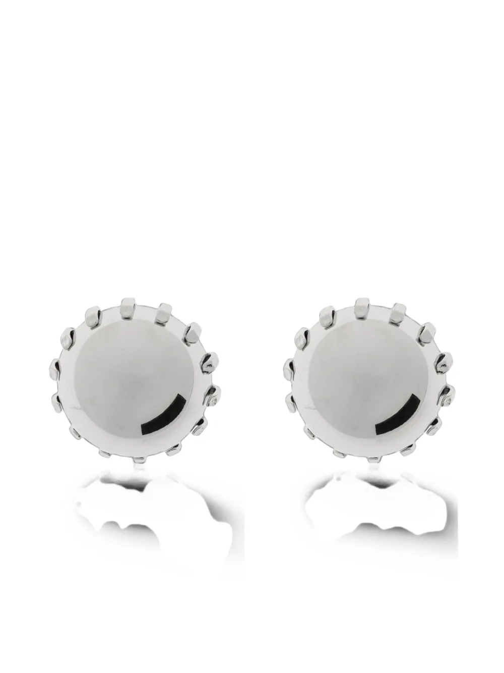 Marni domed-style stud earrings - Argento