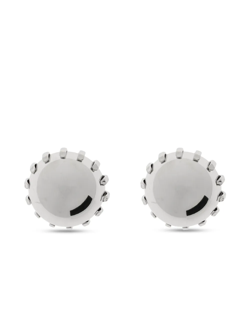 Marni domed-style stud earrings - Argento