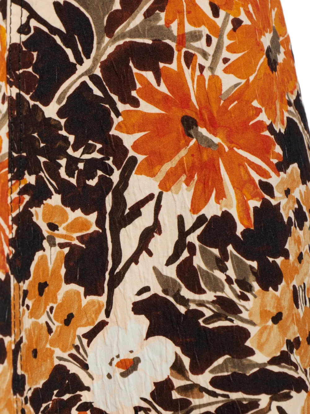 Marni Midi-jurk met bloemenprint Oranje