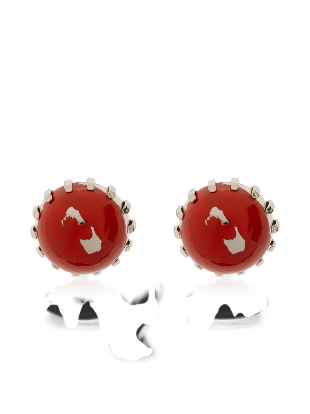 Marni embellished prong-set earrings - Argento