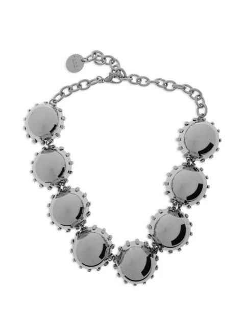 Marni logo-engraved necklace