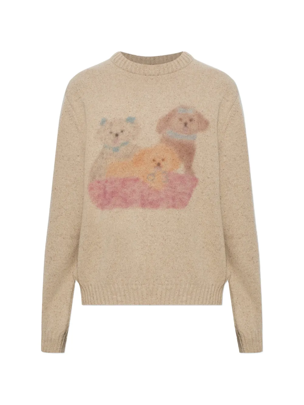 CARNE BOLLENTE graphic-print crew-neck sweater