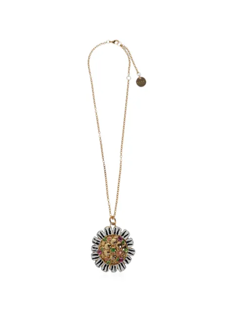 Marni floral-pendant necklace