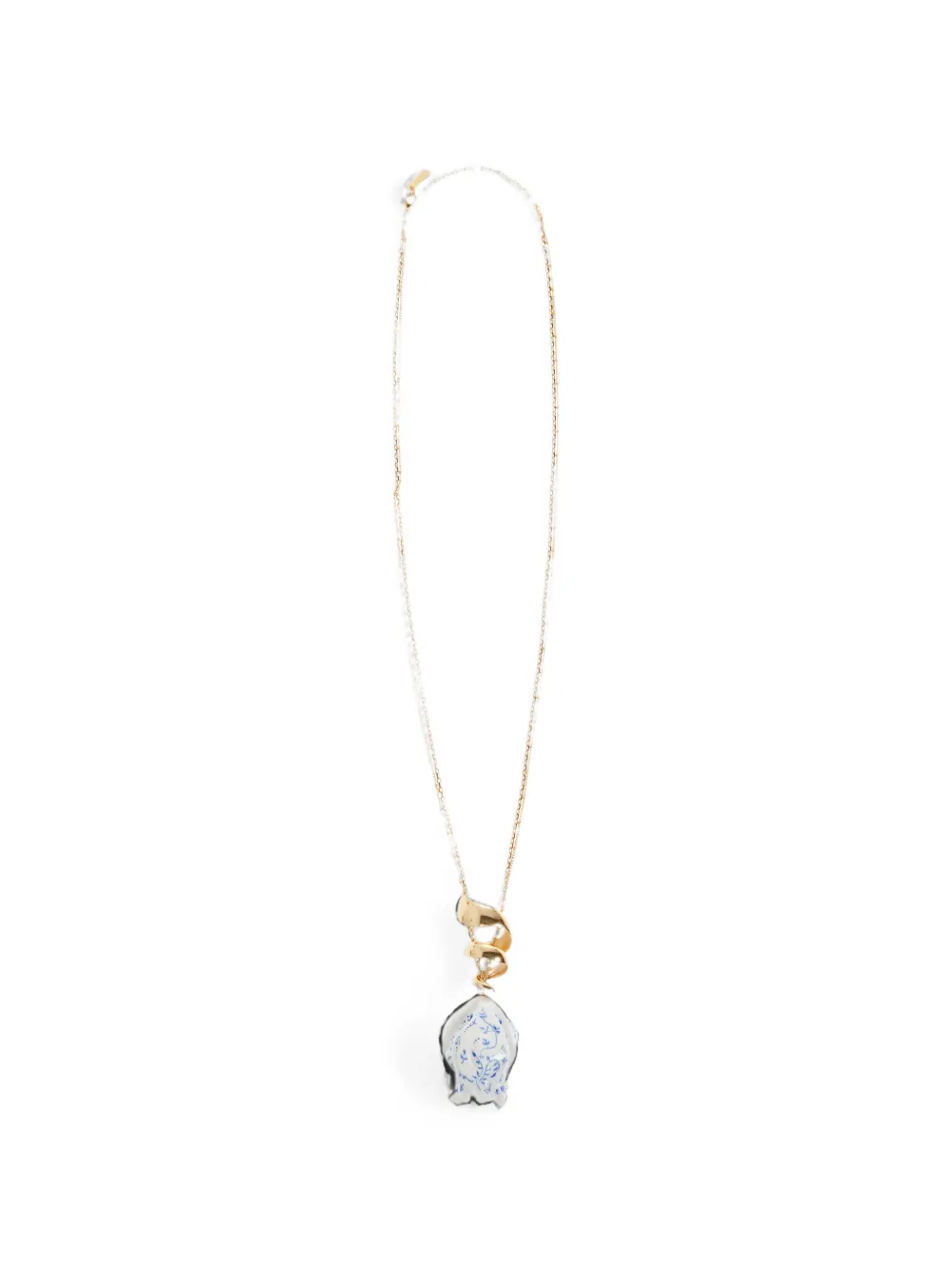 Chloé Bloomcraft floral-pendant necklace - Oro